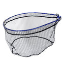 Foldable Carp Fishing Large Size Soft Mesh Fishing Landing Net Head Black Made of Aluminium alloy material, durable to use