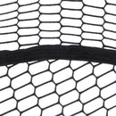Foldable Carp Fishing Large Size Soft Mesh Fishing Landing Net Head Black Made of Aluminium alloy material, durable to use