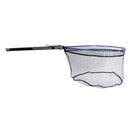 Foldable Carp Fishing Large Size Soft Mesh Fishing Landing Net Head Black Made of Aluminium alloy material, durable to use