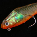 2Pcs Lifelike Soft Lead Fishing Lures Hook Baits Silicone Swimbaits Bionic Crankbaits Tackle 4.1inch