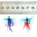 12x High-carbon Steel Assortment Buzzers Trout Fly Fishing Flies Simulation Flies Insect Flies