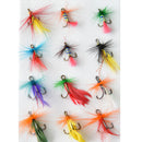 12x High-carbon Steel Assortment Buzzers Trout Fly Fishing Flies Simulation Flies Insect Flies