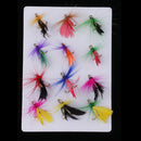 12x High-carbon Steel Assortment Buzzers Trout Fly Fishing Flies Simulation Flies Insect Flies