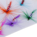 12pcs/set All Purpose Mixed Wet Fly Fishing Hooks Streamer Lure Kit Fly Fishing Flies Simulation Insect Flies