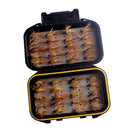 40pcs Fly Fishing Flies Kit Fishing Flies Dry Flies Assortment + Fly Box for Bass Salmon Trout Fish