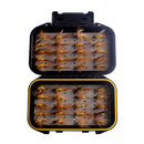 40pcs Fly Fishing Flies Kit Fishing Flies Dry Flies Assortment + Fly Box for Bass Salmon Trout Fish