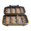 40pcs/lot Fishing Flies Set Fly Fishing Lure Wet Simulation Insects Made of High Quality Carbon Steel Durable to use