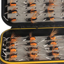 40pcs/lot Fishing Flies Set Fly Fishing Lure Wet Simulation Insects Made of High Quality Carbon Steel Durable to use