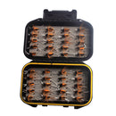 40pcs/lot Fishing Flies Set Fly Fishing Lure Wet Simulation Insects Made of High Quality Carbon Steel Durable to use