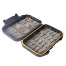 40pcs Fly Fishing Flies Kit Fishing Flies Wet Flies Assortment + Fly Box for Bass Salmon Trout Fish