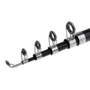 Telescopic Fishing Rod and Reel Combos FULL Kit, Spinning Fishing Gear Organizer Pole Sets with Bite Alarm Hooks Snaps