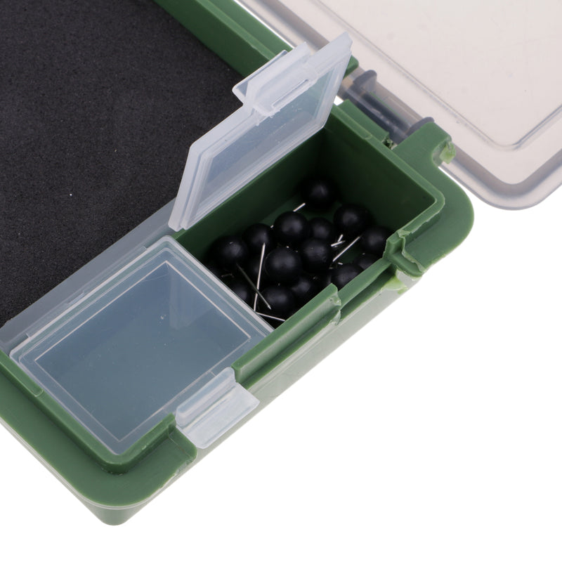 1 Piece Stiff Hair Rig Board with 20 Pieces Pins 34.5 x 9 x 2.3 cm/13.6 x 3.5 x 0.9 inch