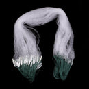 20m Single Layer Long White Green Polyethylene Monofilament Fishing Fish Gill Net with Float Mesh Trap