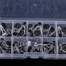 45Pcs Fishing Top Rings Rod Pole Repair Kit Line Guides Eyes Ring 7mm/6mm
