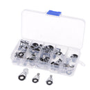 45Pcs Fishing Top Rings Rod Pole Repair Kit Line Guides Eyes Ring 7mm/6mm