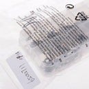 100pcs Mixed Sizes Fishing Rod Guide Replacement Tips Fish Pole Eye Ring Repair Kit Box