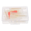 15pcs Portable Clip on Rod Tip Night Fishing Glow Light Stick Bite Indicator Night Light Alert with Box