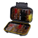 100pcs Fly Fishing Flies Kit, Handmade Fly Fishing Lures, Dry/Wet Flies,Streamer, Nymph ith Waterproof Fly Box