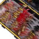 120pcs Different Style Fly Fishing Lure Flies Set Artificial Insect Baits Trout Fly Fishing Hooks