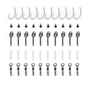 10 Set Ready Tied Ronnie Rigs Carp Fishing Pop-up Rigs Tackle Spinner Rigs