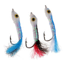 3pcs Fly Fishing Lure Fish Bait Sinking Wet Flies for Carp Bass Salmon Fishing Minow