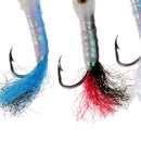 3pcs Fly Fishing Lure Fish Bait Sinking Wet Flies for Carp Bass Salmon Fishing Minow
