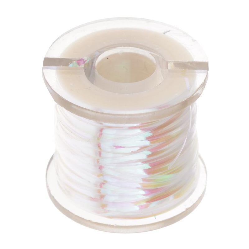 1 Roll Holographic Tinsel Line Tape Fly Tying Tape Pearl Flash Fishing Tape