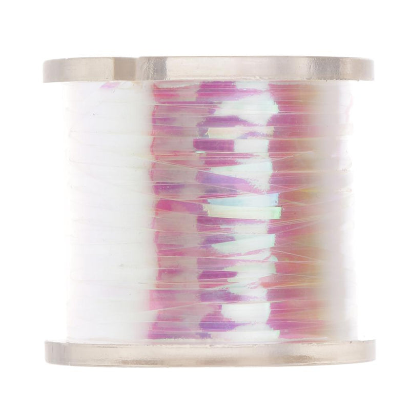 1 Roll Holographic Tinsel Line Tape Fly Tying Tape Pearl Flash Fishing Tape