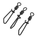 20pcs Carp Fishing Accessories Swivel with Quick Change Snap Clips Connector