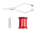 Fly Tying Bobbins Holder Tools Smooth Bobbins with Bobbin Threader Spool