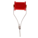 Fly Tying Bobbins Holder Tools Smooth Bobbins with Bobbin Threader Spool