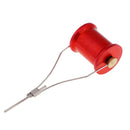 Fly Tying Bobbins Holder Tools Smooth Bobbins with Bobbin Threader Spool