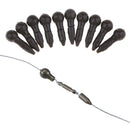 10 Set Fishing Tackle Beads, Green Quick Change Beads Carp Fishing Tools Beads Connector Feeder