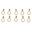 10Pcs/pack Fishing Rod Guides Replacement Tip Ring Eye Rings Rod Accessories