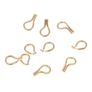 10Pcs/pack Fishing Rod Guides Replacement Tip Ring Eye Rings Rod Accessories