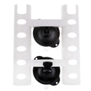 Suction Cup Fishing Rod Rack 2 Tube Rod Holder for Car/Truck/SUV/Fishing Box