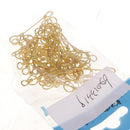 50Pcs Quick Connection Clips Stainless Steel Fishing Swivels Nice Snaps Swivel Rolling Snap