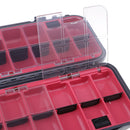 Large Fishing Tackle Box Accessories Lure Hook Bag Storage 24 Compartments 20x11.5x5 cm/7.9x4.5x2.0 inch