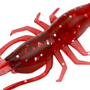 20pcs/pack Soft Worm Shrimp Sea Fishing Lures Artificial Lobster Prawn Minnow Bait 8cm