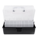 3 Layers Big Fishing Tackle Box Plastic Handle Fishing Box Carp Fishing Accessories Lures Case