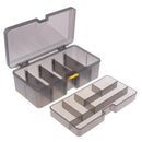 2 Layers Fishing Tackle Box Small Fishing Tools Container Organizer Case