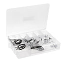 45pcs Mixed Size High Carbon Steel Ceramics Bait Casting Rod Guides Carbon Guide Repair