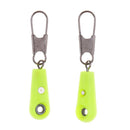 2pcs Fishing Line to Hook Swivels Shank Clip Connector Fish Float Stopper Fishing Accessories Yellow