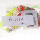 10x Colorful Artificial Worm Fishing Lures T Tail Earthworm Grub Baits Luminous Soft Baits