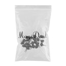 20 Pieces Metal Eight Shape Ring Plastic Olive Bead Rolling Swivel Connector