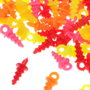 100pcs Plastic Bait Screws Fishing Pop Up Peg Carp Chod Rig Hook Connection
