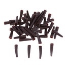 50pcs Tail Rubber Tubes for Saftey Lead Clips Carp Fishing Rig Sleeves Useful Accessories 17mm