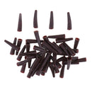 50pcs Tail Rubber Tubes for Saftey Lead Clips Carp Fishing Rig Sleeves Useful Accessories 17mm