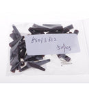 50pcs Tail Rubber Tubes for Saftey Lead Clips Carp Fishing Rig Sleeves Useful Accessories 17mm