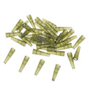 50pcs 20mm Durable Tail Rubber Cone Tubes Tail Rubber Tubes for Safety Lead Clips